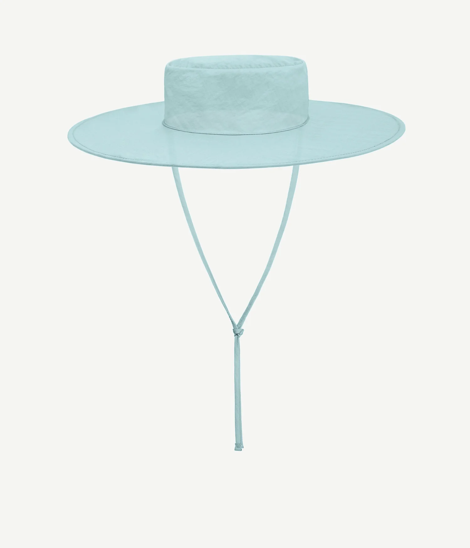 FOLDABLE OVERSIZED HAT IN MINT BLUE